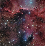 Nebula NGC6188 in Ara
