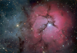 The Trifid Nebula up close