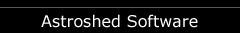 Astroshed Software-related options