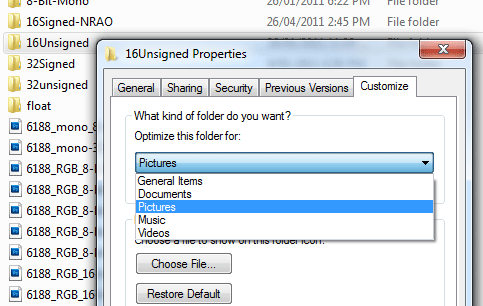 Optimizing folders for performance 