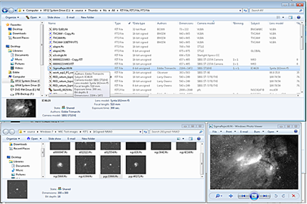 FITS4Win2 provides images and Header Keywords as Image Properties under  Windows